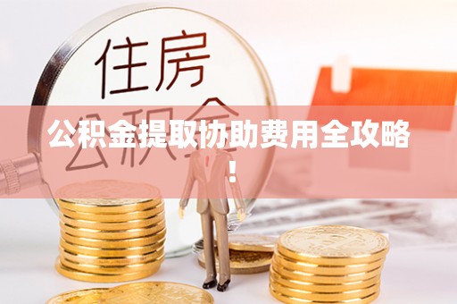 娄星公积金提取协助费用全攻略！