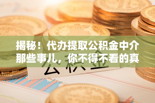 娄星揭秘！代办提取公积金中介那些事儿，你不得不看的真相